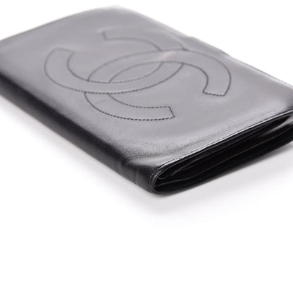 Chanel Lambskin Timeless CC French Wallet Black 12 of 17