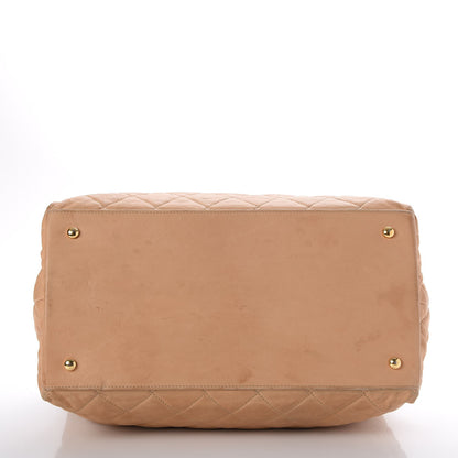 Chanel Calfskin Quilted Small Chain Me Tote Light Beige 5 of 15