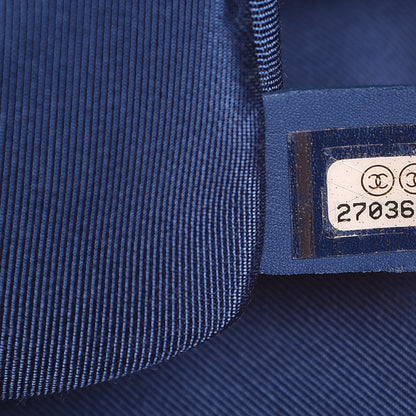 Chanel Caviar Quilted Large CC Day Backpack Blue 8 of 9
