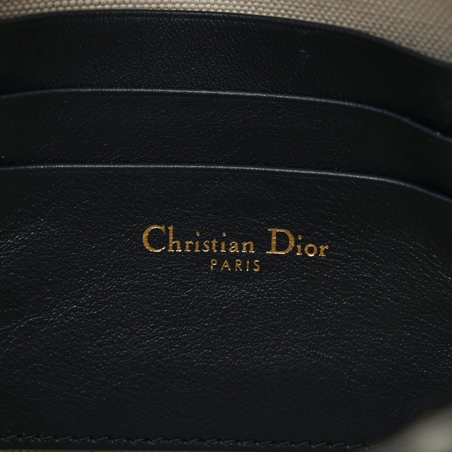 Christian Dior Oblique Flap Pouch Clutch Blue 6 of 6