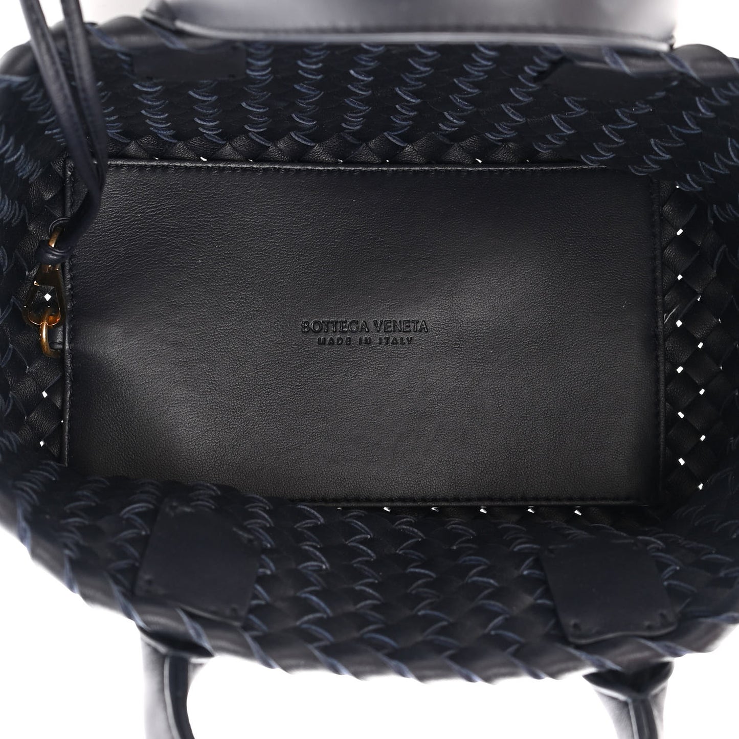 BOTTEGA VENETA Nappa Intrecciato Mini Cabat Black