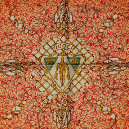 Gucci Silk Hysteria Astrology Print Scarf Pink 3 of 7