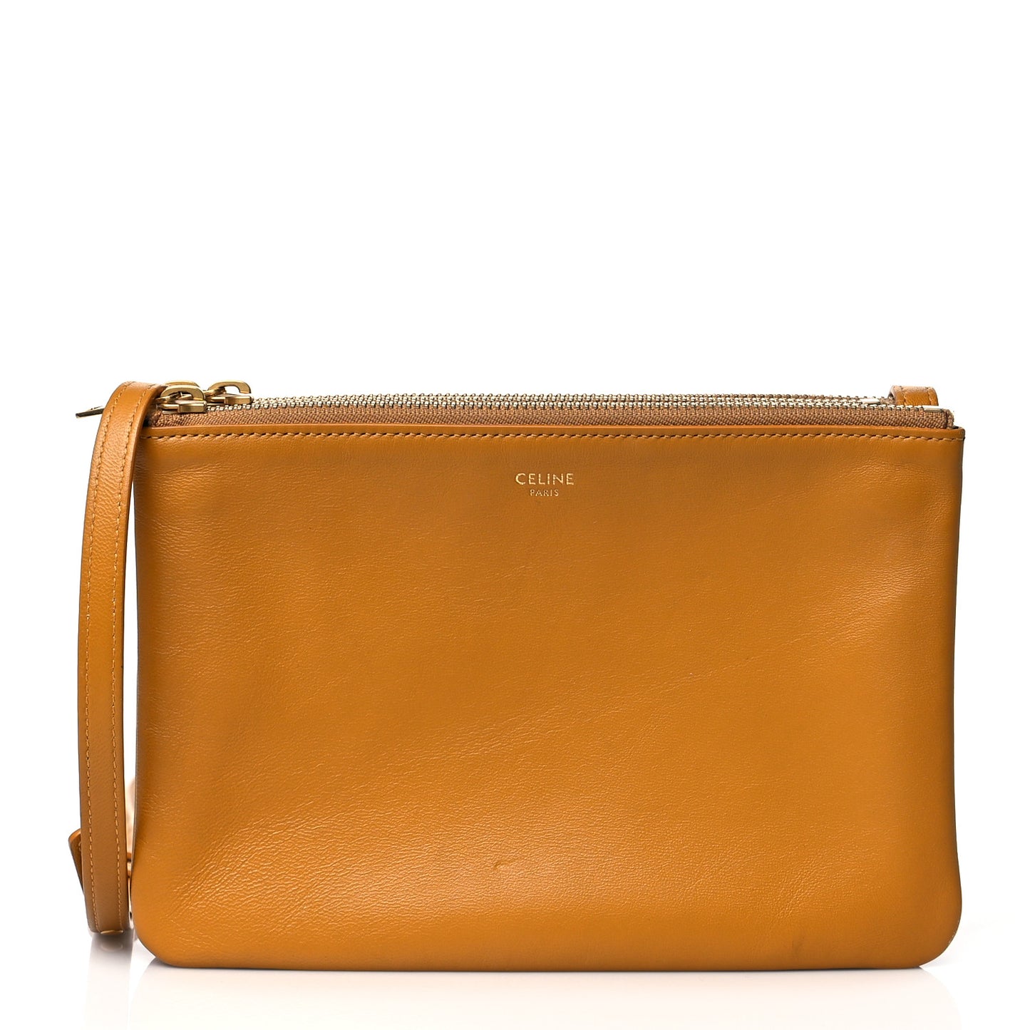 Lambskin Small Trio Crossbody Bag Sunflower