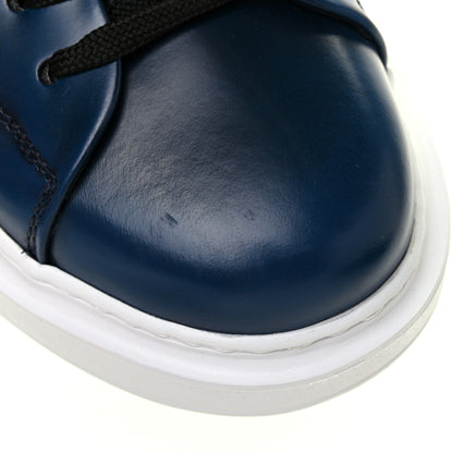 Louis Vuitton Calfskin Mens LV Beverly Hills Sneakers 5 Marine 9 of 12