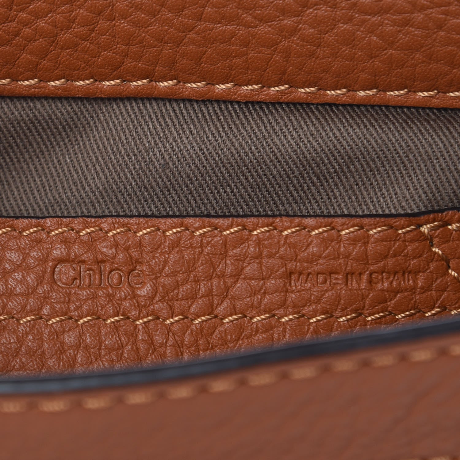 Chloe Calfskin Mini Marcie Round Crossbody Bag Tan 6 of 7