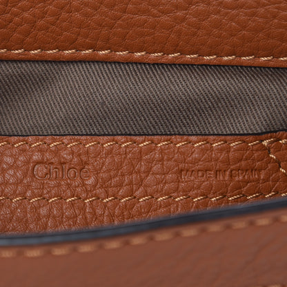 Chloe Calfskin Mini Marcie Round Crossbody Bag Tan 6 of 7