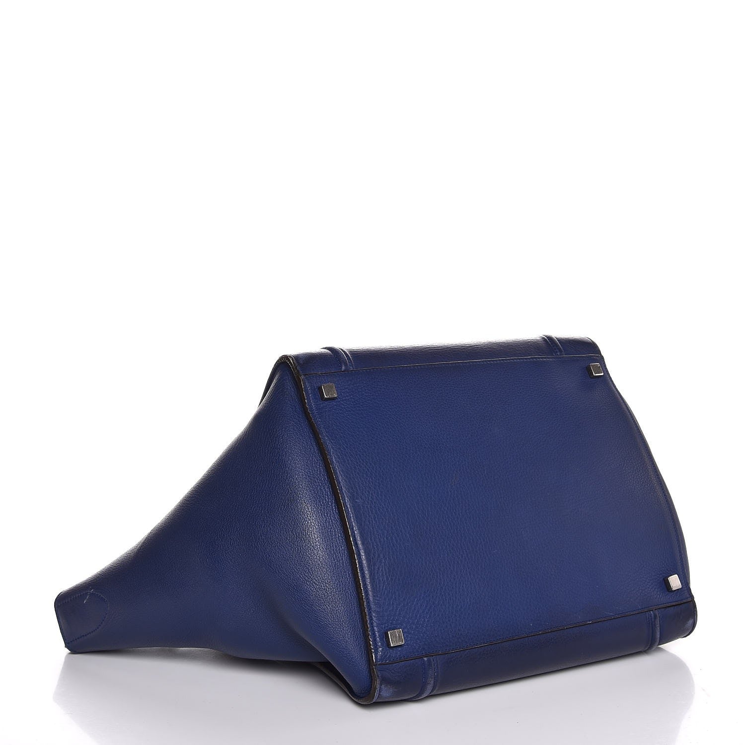 Celine Supple Calfskin Medium Phantom Luggage Indigo 4 of 24