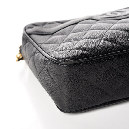 Chanel Caviar Quilted Camera Case Black 12 of 16