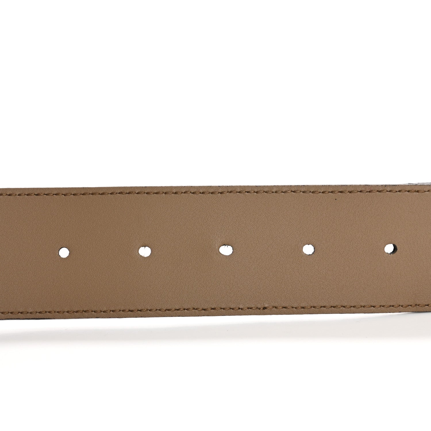 Gucci GG Supreme Monogram Suede Dionysus 40mm Belt 85 34 Beige Taupe 4 of 6