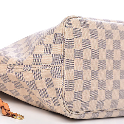 Louis Vuitton Damier Azur Neo Neverfull MM Rose Ballerine 19 of 22