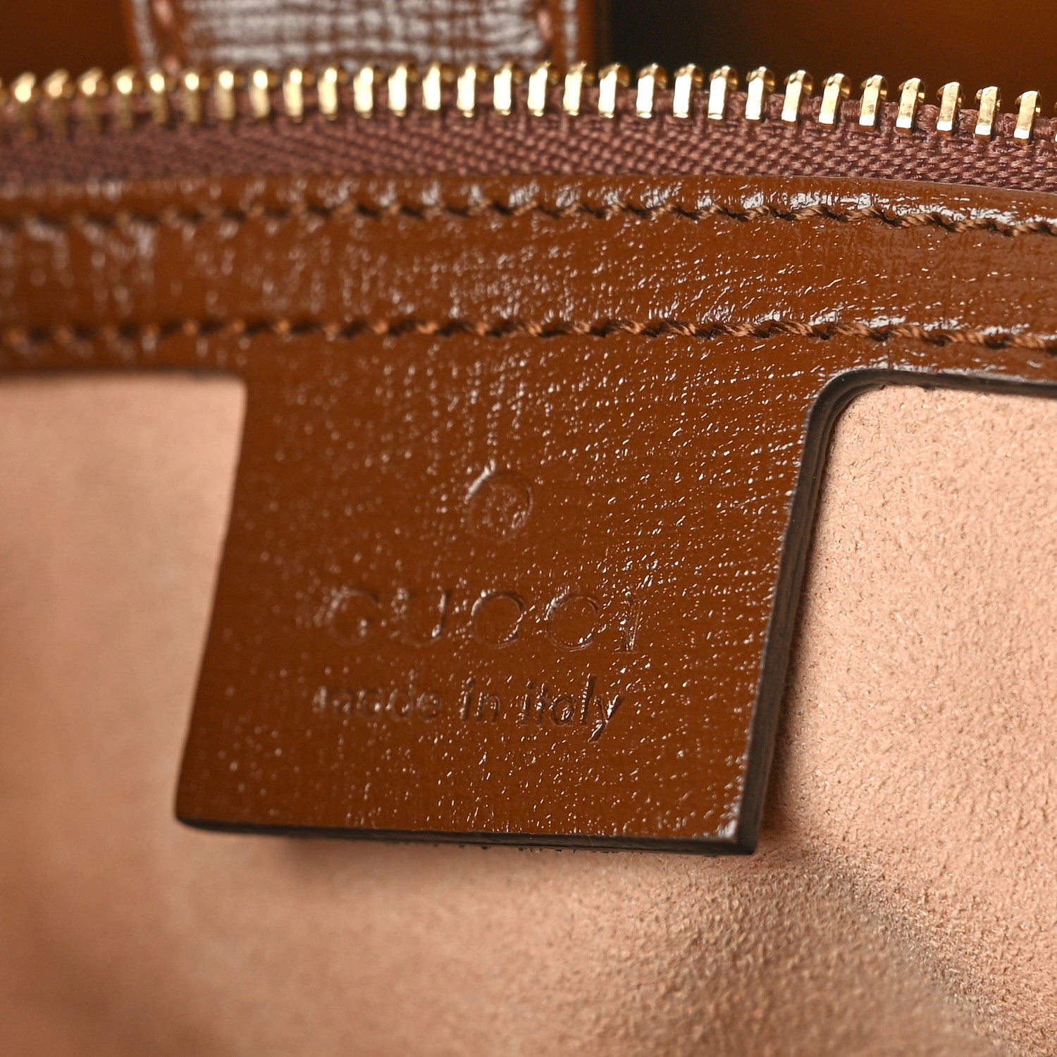 Gucci GG Supreme Monogram Azalea Calfskin Web Medium Jackie 1961 Hobo Beige Ebony Brown Sugar 7 of 11