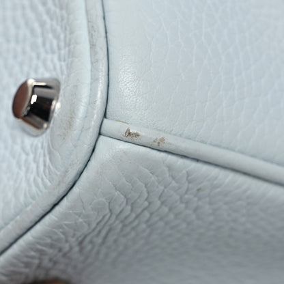 Christian Dior Bullcalf Medium Diorissimo Tote Sky Blue Pink 23 of 26