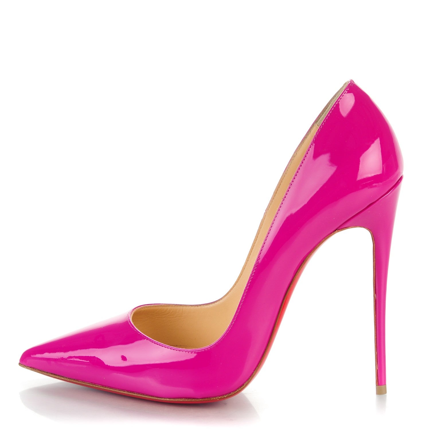 Christian Louboutin Patent So Kate 120 Pumps 40 Rose Indien 1 of 6