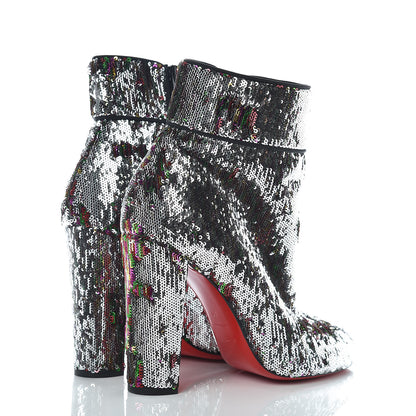 Christian Louboutin Paillettes Moulamax 100 Booties 40 Multicolor 4 of 8