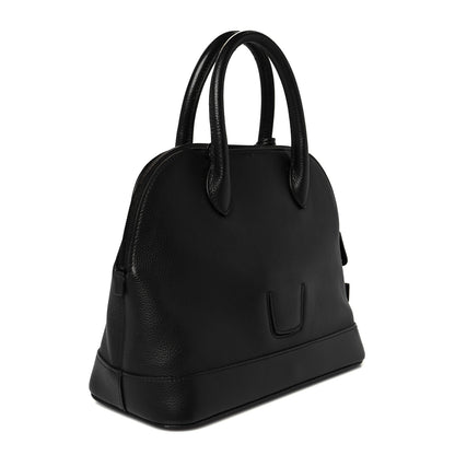 Balenciaga Calfskin LED Logo Projector Top Handle Bag Black 3 of 14