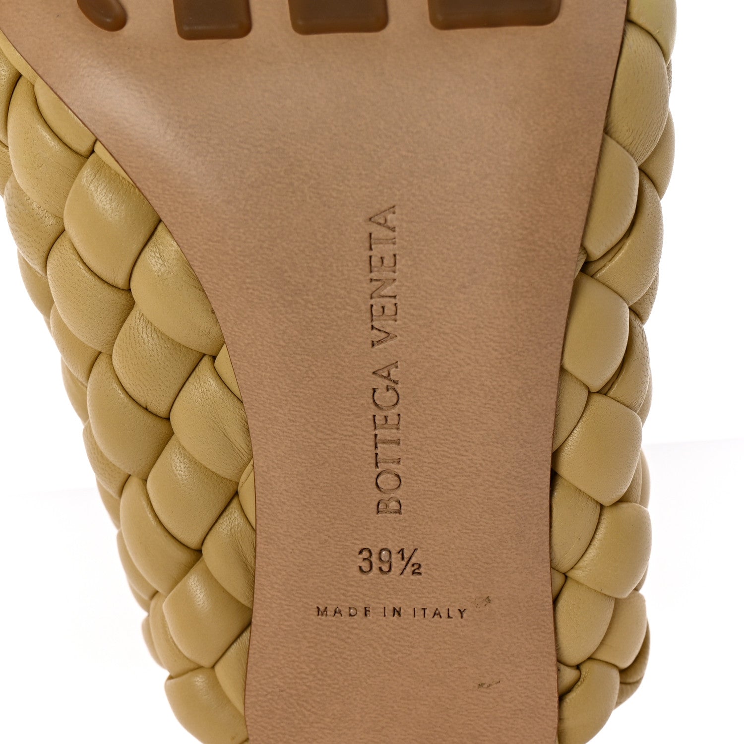 Bottega Veneta Nappa Padded Intreccio The Curve Sandals 39.5 Tapioca 7 of 9