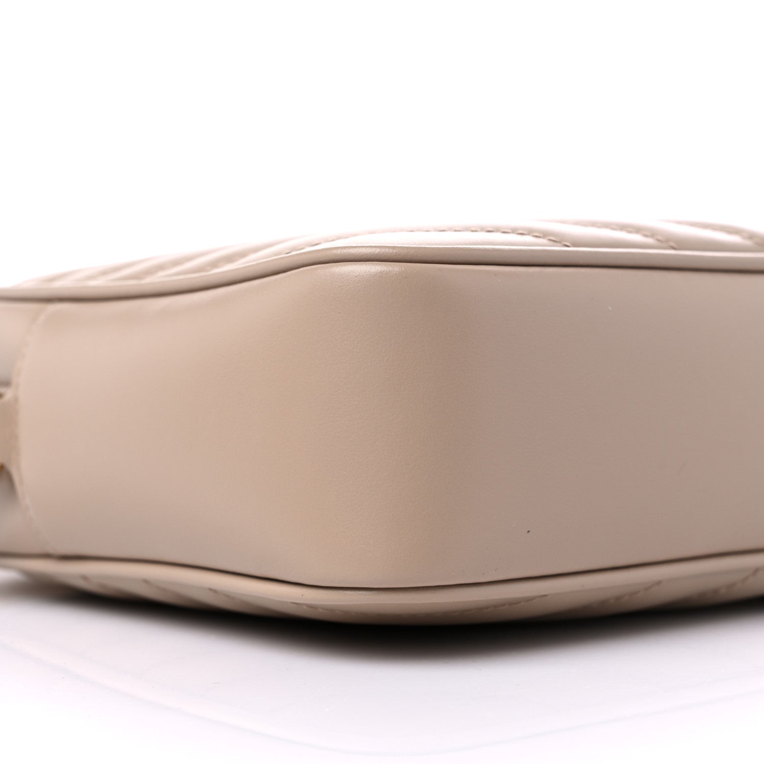 Saint Laurent Calfskin Matelasse Monogram Lou Camera Bag Dark Beige 8 of 10