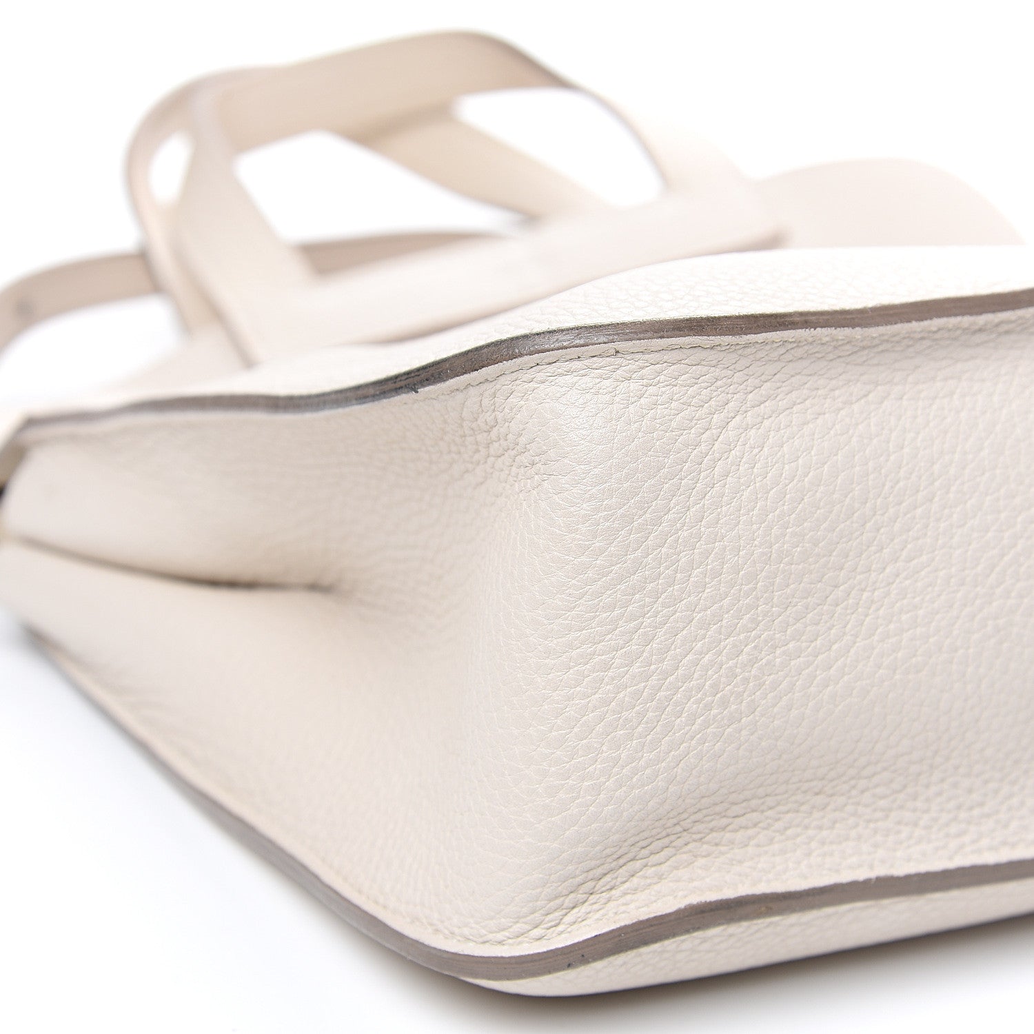 Hermes Taurillon Clemence Halzan 31 GM Craie 8 of 10