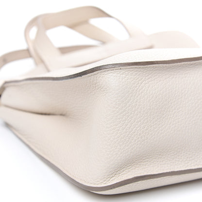 Hermes Taurillon Clemence Halzan 31 GM Craie 8 of 10
