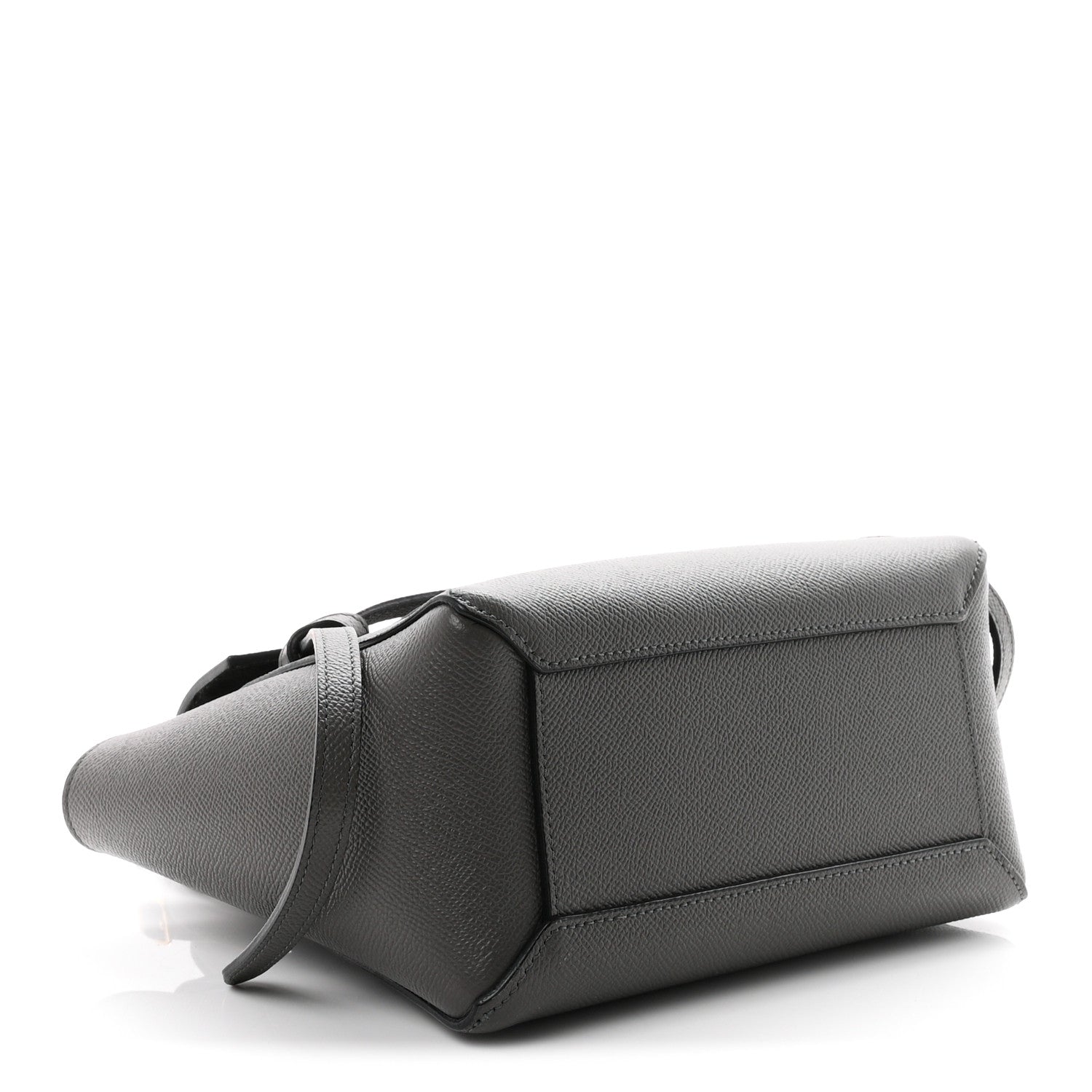 Celine Grained Calfskin Nano Belt Bag Grey 3 of 9