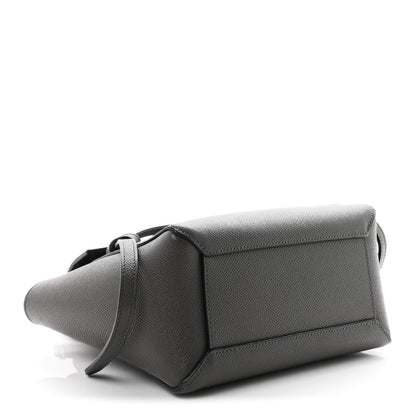 Celine Grained Calfskin Nano Belt Bag Grey 3 of 9