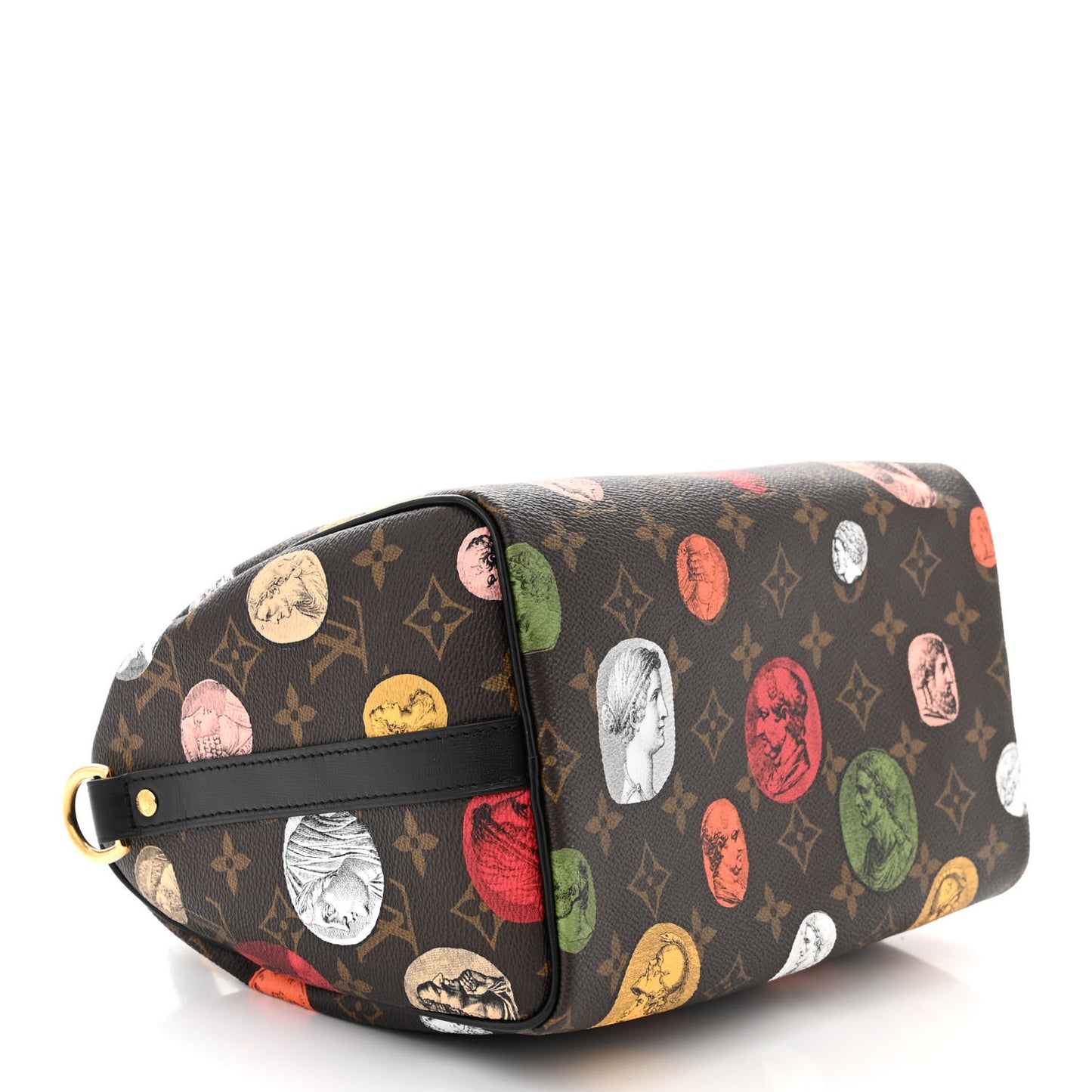 x FORNASETTI Monogram Cameo Speedy Bandouliere 25