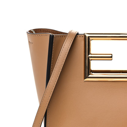 Fendi Vitello King Small Fendi Way Tote Miele Scuro 10 of 12