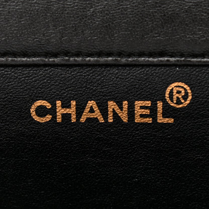 Chanel Lambskin Quilted Jumbo Double Sided Flap Black 7 of 12