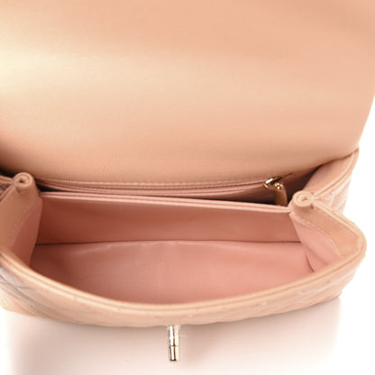 Chanel Caviar Quilted Mini Coco Handle Flap Light Pink 5 of 10
