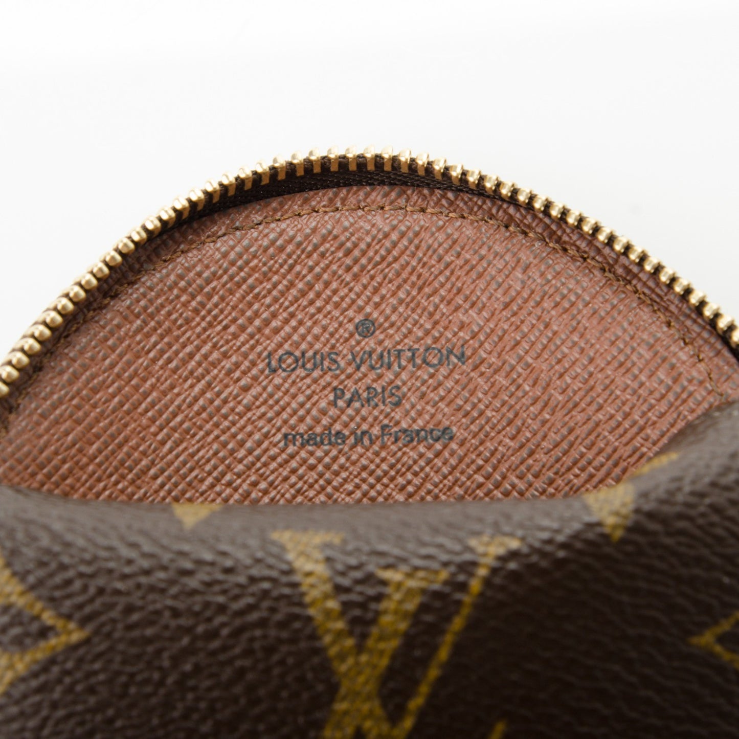 Monogram Round Coin Purse