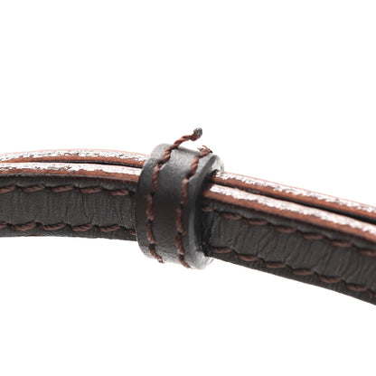 Burberry Haymarket Check Large Bridle Saddle Bag Dark Clove Brown 11 of 11