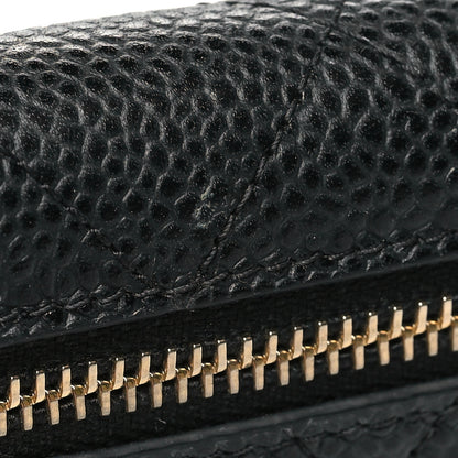 Chanel Caviar Quilted Compact Flap Wallet Black 11 of 12