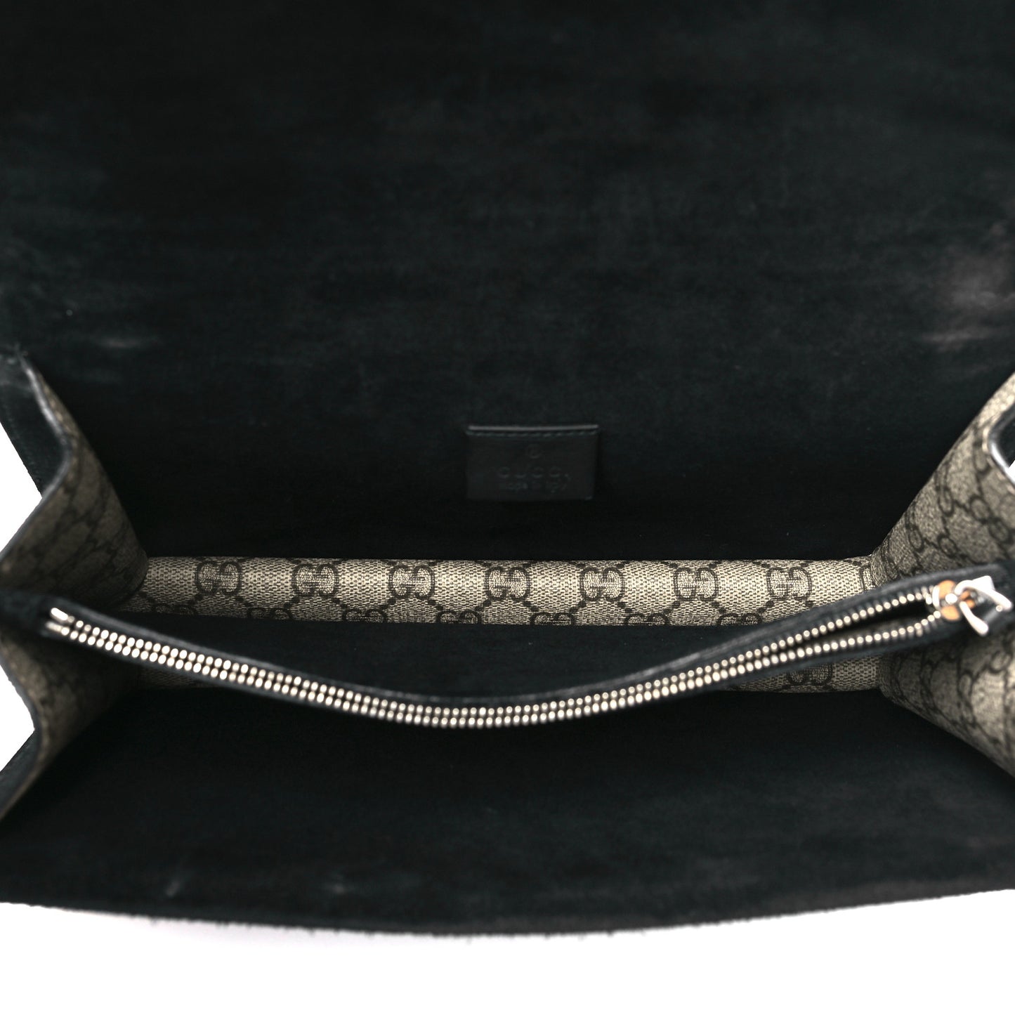 GG Supreme Monogram Small Dionysus Shoulder Bag Black