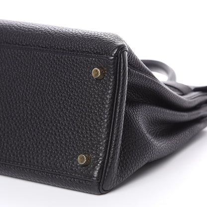 Hermes Togo Kelly Retourne 35 Black 17 of 35