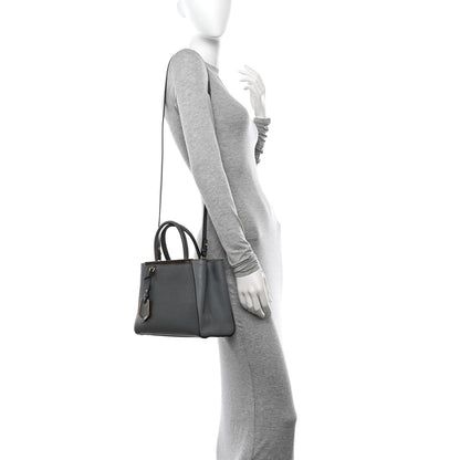 Fendi Vitello Elite Petite 2Jours Tote Grigio Grigio Chiaro 2 of 10