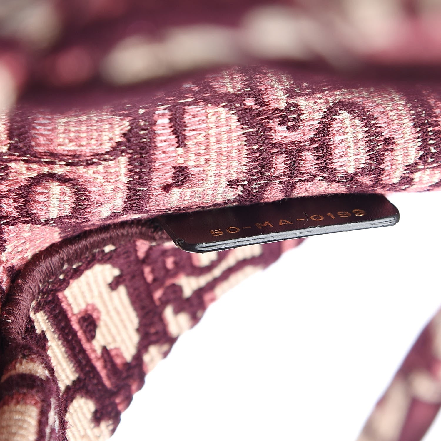 Christian Dior Oblique Medium Book Tote Burgundy Multicolor 7 of 9