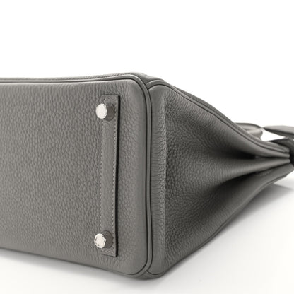 Hermes Togo Birkin 25 Gris Meyer 10 of 11