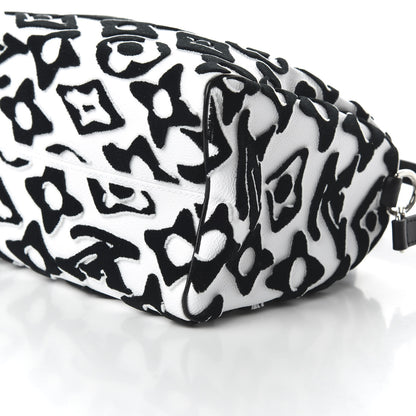 Louis Vuitton X UF Tufted Monogram Speedy Bandouliere 25 White Black 7 of 9