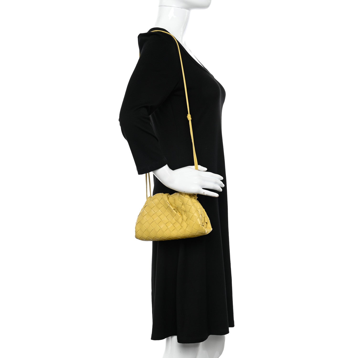 Bottega Veneta Nappa Intrecciato The Mini Pouch Buttercup 2 of 10