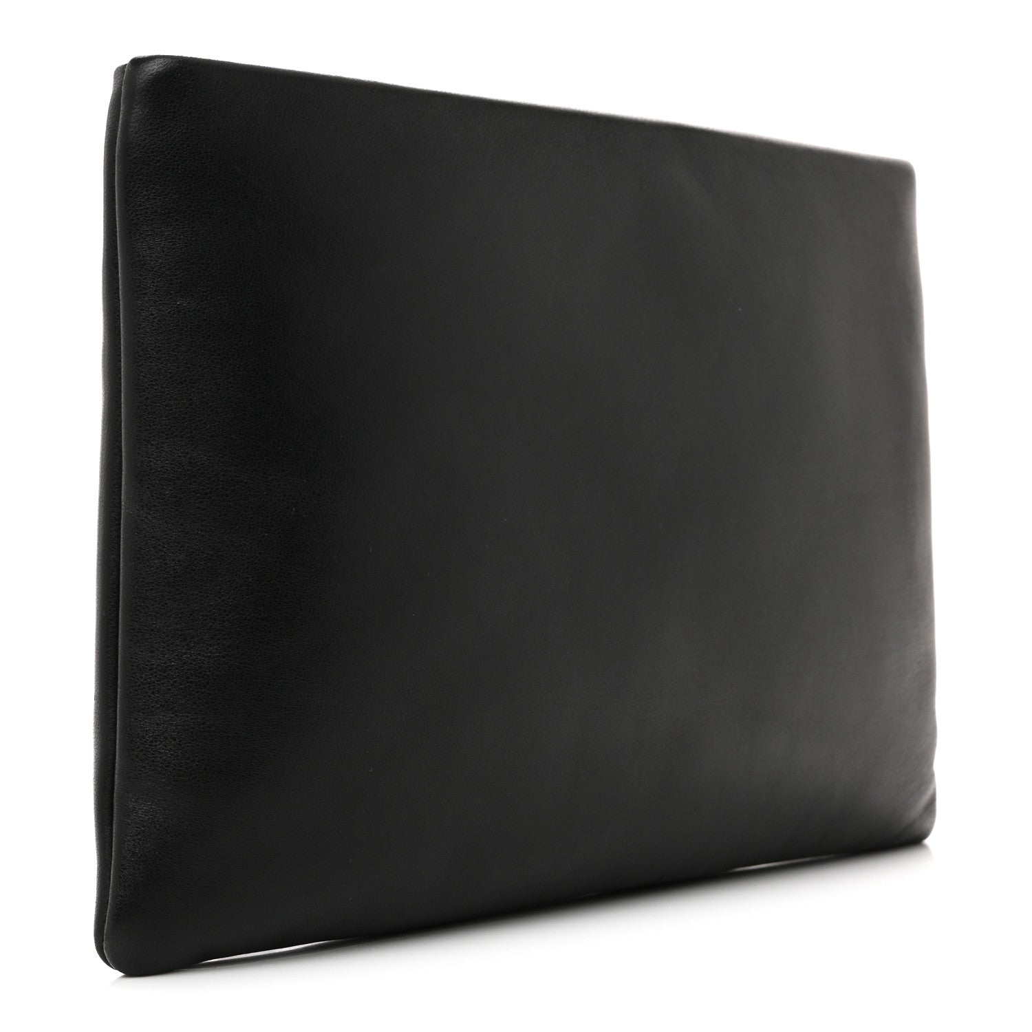 Saint Laurent Lambskin Small Calypso Pouch Black 3 of 10