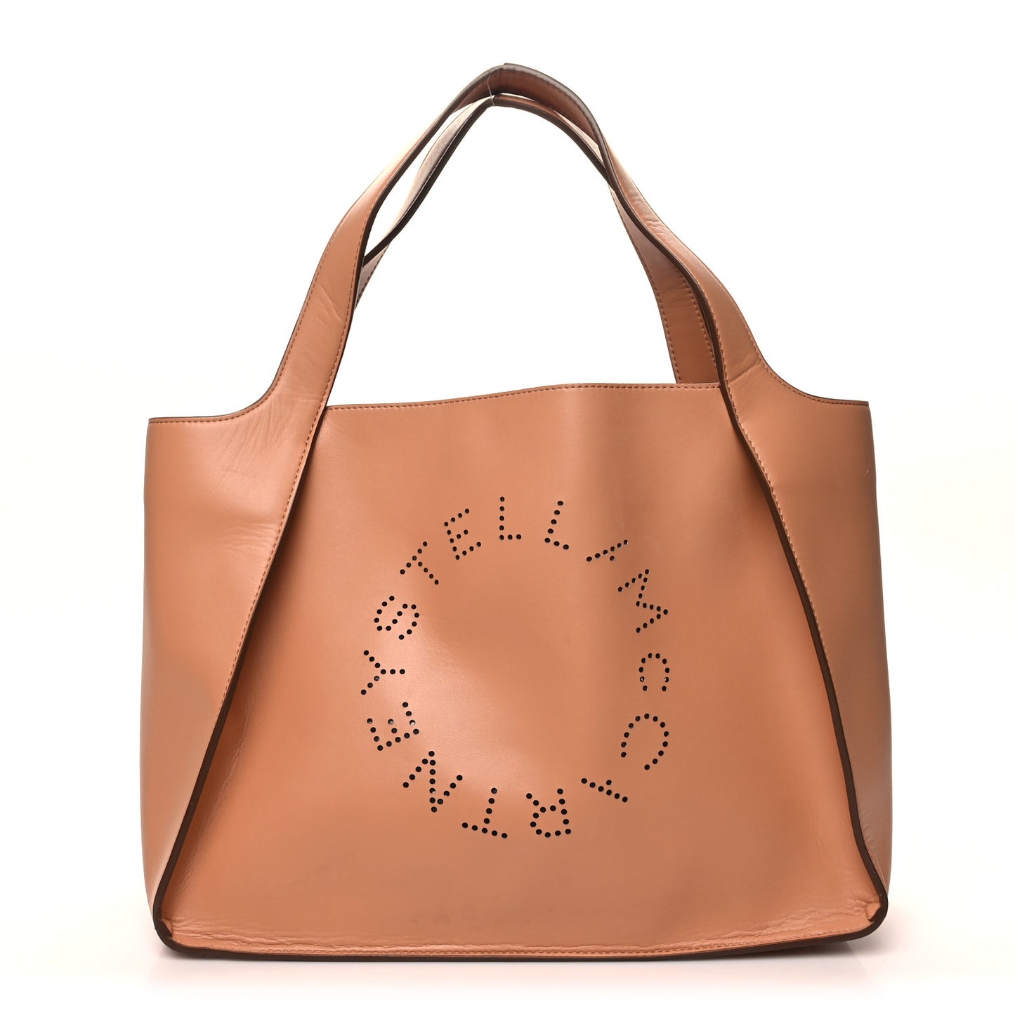 Eco Alter Nappa East West Perforated Tote Camel