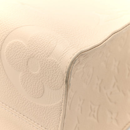Louis Vuitton Empreinte Monogram Giant Onthego PM Cream Beige 11 of 17