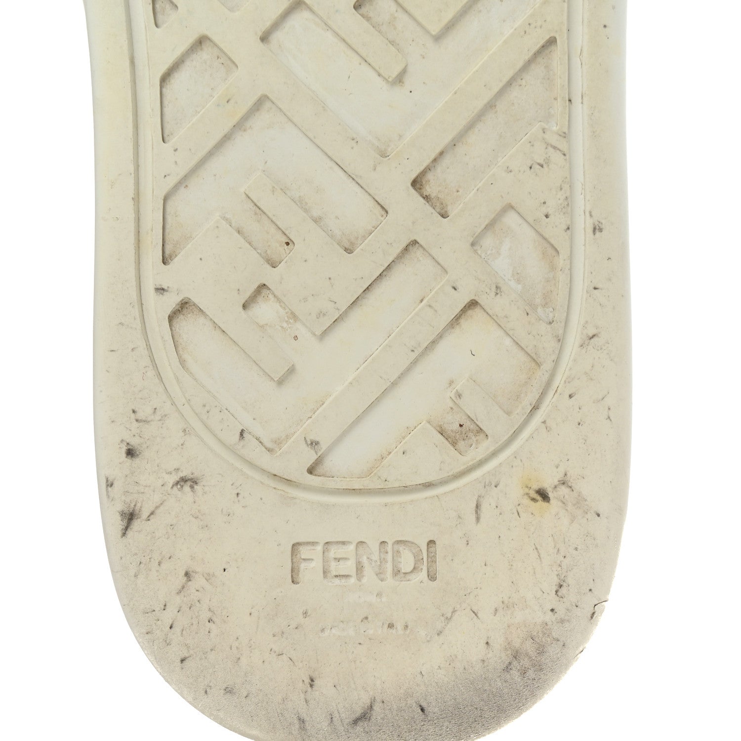 Fendi X SARA COLEMAN Canvas FF Vertigo Embroidered Womens Rise Slip On Sneakers 36.5 Tobacco Black 7 of 10