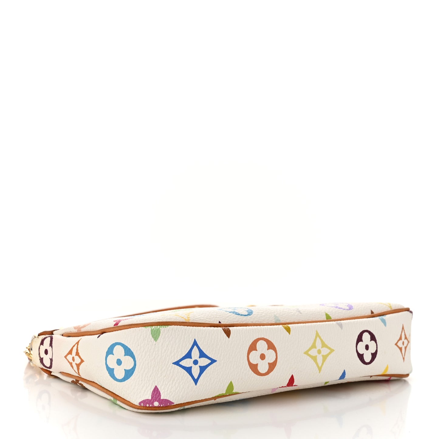 Monogram Multicolor Pochette Accessories White