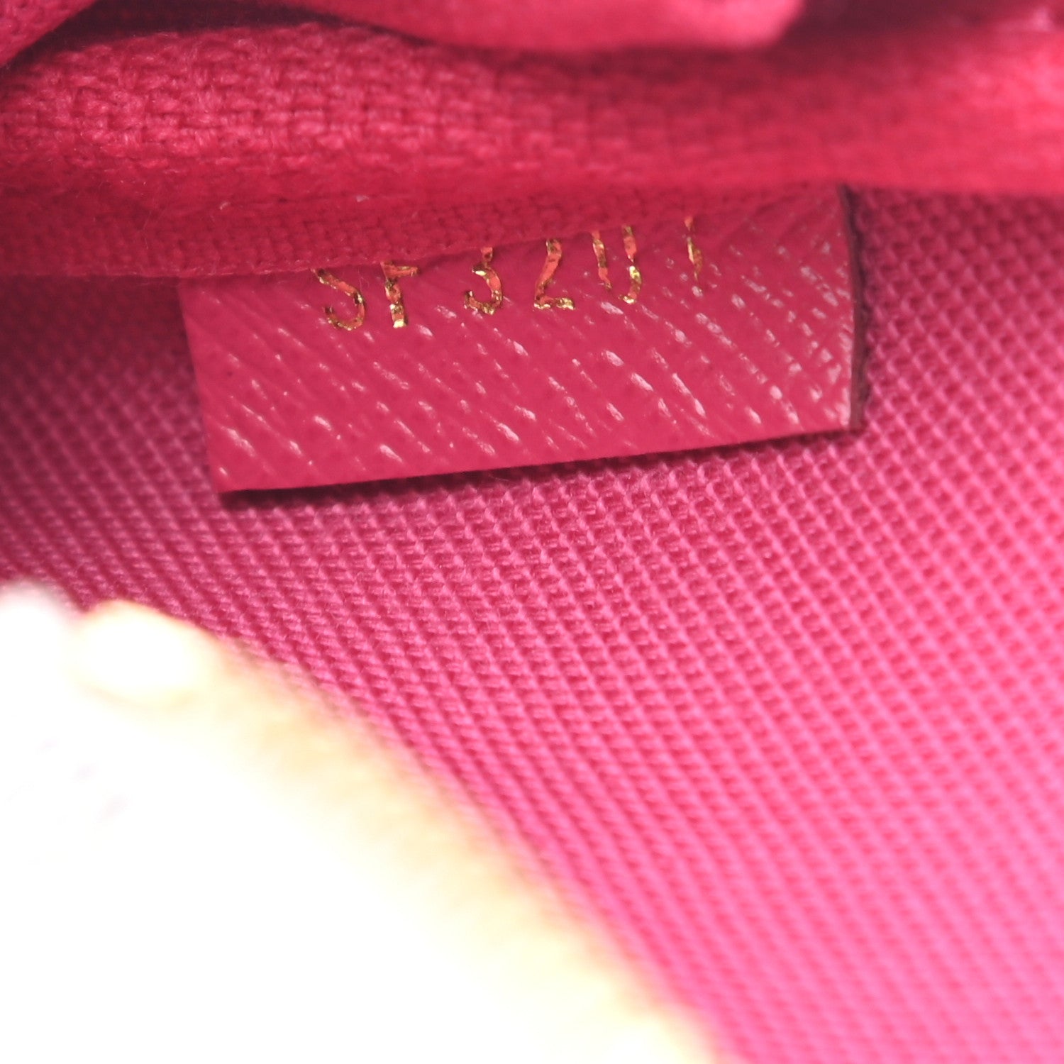 Louis Vuitton Damier Azur 2021 Christmas Animation Hollywood Mini Pochette Accessories Fuchsia 7 of 7
