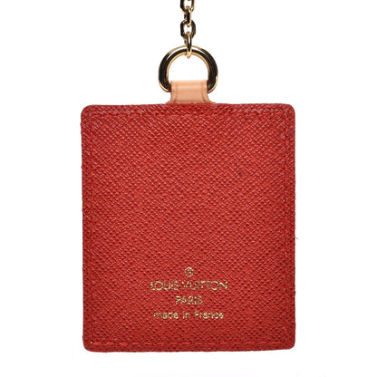Louis Vuitton Vachetta Groom Key Ring Bag Charm Red 4 of 4