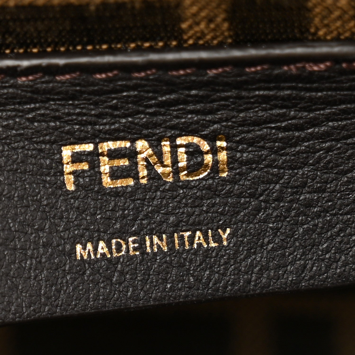 Fendi Shiny Nappa Small Fendi First Caramello 6 of 12