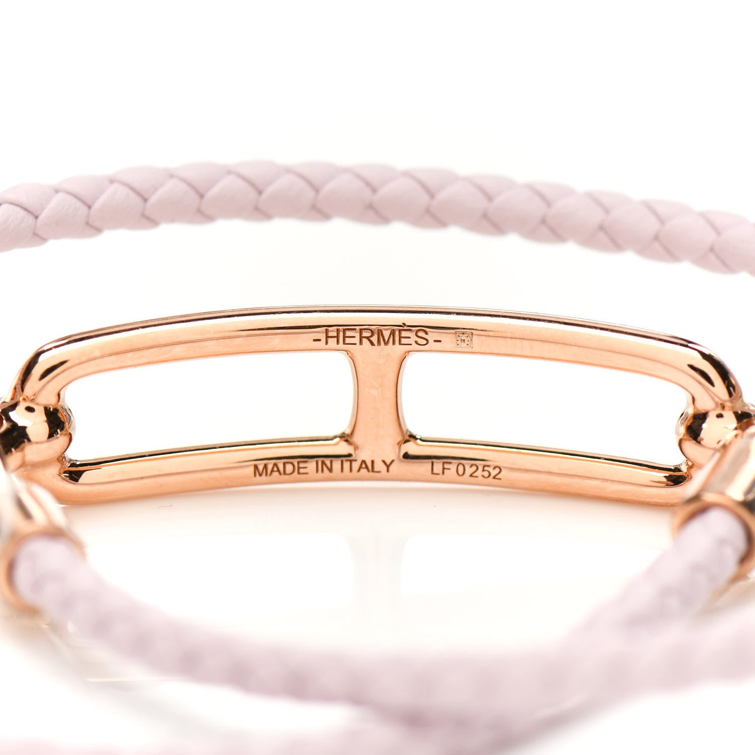 Hermes Swift Roulis Double Tour Bracelet T2 Mauve Pale 3 of 4