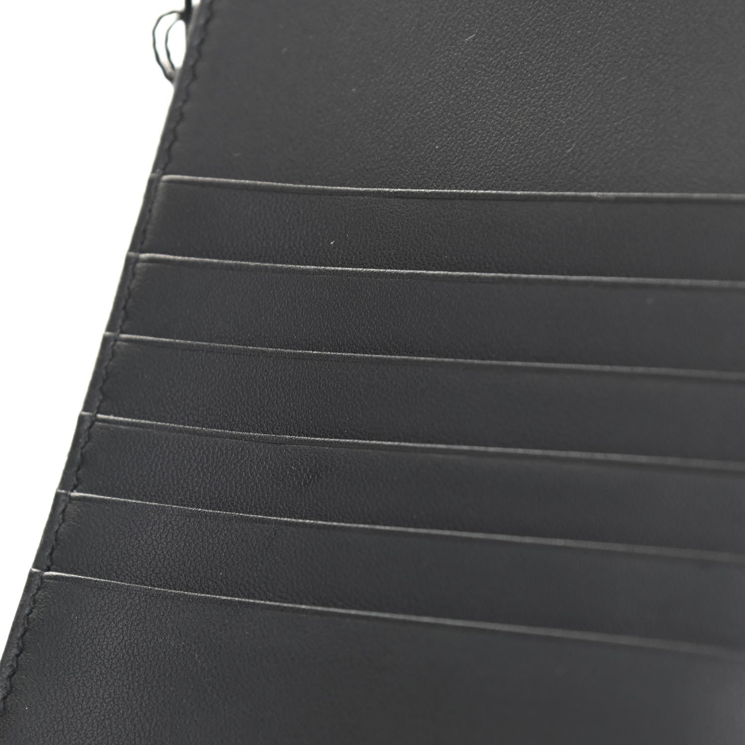 Christian Dior Ultra Matte Lambskin Cannage Small Lady Dior Zip Card Holder Black 8 of 9