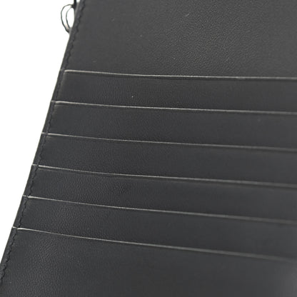 Christian Dior Ultra Matte Lambskin Cannage Small Lady Dior Zip Card Holder Black 8 of 9